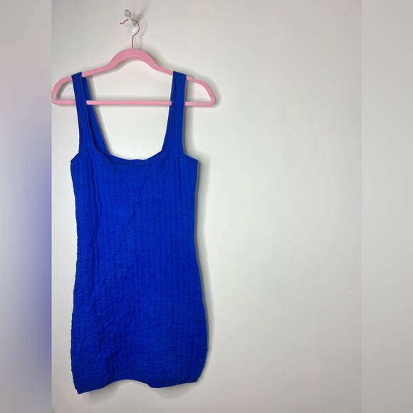 FREE PEOPLE Short and Sweet Mini Dress in Mazarine Size Small - Picture 4 of 8